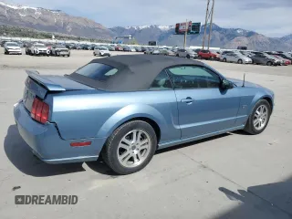 2005 Ford Mustang GT Deluxe with VIN 1ZVFT85H155173399, listed as a Copart auction lot 52964165 with 150,026 mi miles and Salvage Title. Bid and sale history available at DreamBid. Image 3.