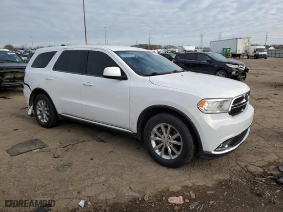 2018 Dodge Durango SXT with VIN 1C4RDHAG7JC100909, listed as a Copart auction lot 83692064 with 89,999 mi miles and Salvage Title. Bid and sale history available at carsss.com. Image 4.