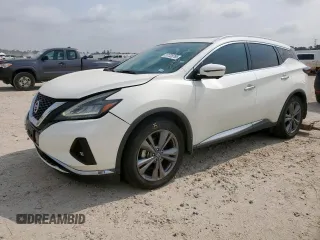 2020 Nissan Murano Platinum z VIN 5N1AZ2DJ6LN147516, wystawiony jako Copart lot #57728795 z przebiegiem 69 774 mil mil oraz Szkoda całkowita • Salvage title. Historia ofert i sprzedaży dostępna na DreamBid. Obrazek 1.