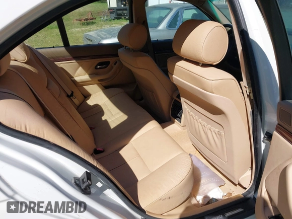 2003 BMW 5 Series 530iA with VIN WBADT63453CK37707, listed as a IAAI auction lot 41897124 with 1 mi miles. Bid and sale history available at carsss.com. Image 8.