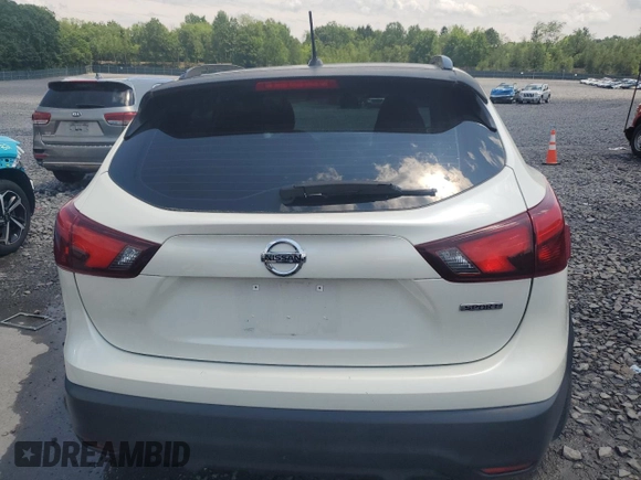 2017 Nissan Rogue SV with VIN JN1BJ1CR6HW106776, listed as a Copart auction lot 59682825 with 106,195 mi miles and Salvage title. Bid and sale history available at DreamBid. Image 6.