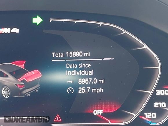 2021 BMW M4 Competition z VIN WBS33AZ08MCG54855, wystawiony jako IAAI lot #42269042 z przebiegiem 15 890 mil mil oraz . Historia ofert i sprzedaży dostępna na DreamBid. Obrazek 16.