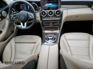 2021 Mercedes-Benz C 300 with VIN W1KWF8DB5MR645091, listed as a Copart auction lot 45657135 with 65,842 mi miles and Salvage Title. Bid and sale history available at carsss.com. Image 8.