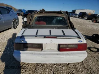1993 Ford Mustang with VIN 1FACP44M8PF160430, listed as a Copart auction lot 88552995 with Not provided miles and Clean title. Bid and sale history available at DreamBid. Image 6.