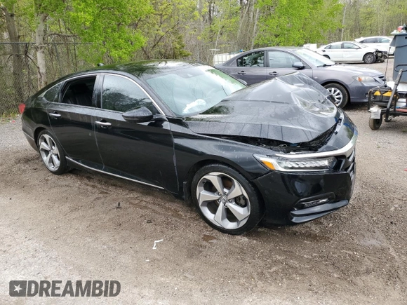 2019 Honda Accord Touring with VIN 1HGCV1F93KA804401, listed as a Copart auction lot 57152815 with 140,331 mi miles and Salvage title. Bid and sale history available at DreamBid. Image 4.