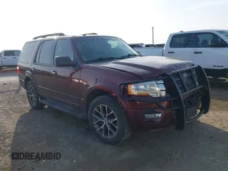 2017 Ford Expedition XLT z VIN 1FMJU1HT5HEA77941, wystawiony jako IAAI lot #41724562 z przebiegiem 89 837 mil mil oraz . Historia ofert i sprzedaży dostępna na DreamBid. Obrazek 1.