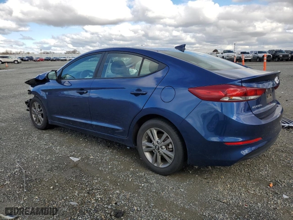 2018 Hyundai Elantra SEL with VIN 5NPD84LF3JH335775, listed as a Copart auction lot 44441775 with 51,297 mi miles and Salvage Title. Bid and sale history available at carsss.com. Image 2.
