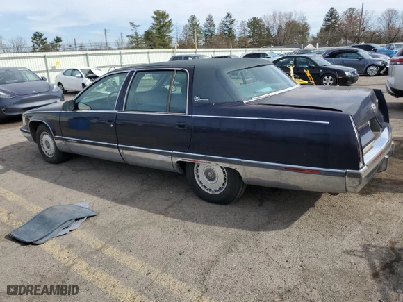 1996 Cadillac Fleetwood with VIN 1G6DW52P7TR700057, listed as a Copart auction lot 49994225 with 115,819 mi miles and Clean Title. Bid and sale history available at carsss.com. Image 2.