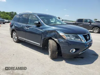 2014 Nissan Pathfinder S with VIN 5N1AR2MM9EC603825, listed as a Copart auction lot 54376525 with 229,783 mi miles and Salvage title. Bid and sale history available at DreamBid. Image 4.