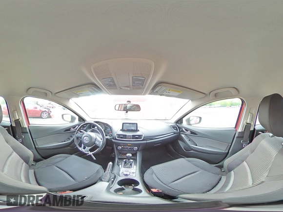 2014 Mazda 3 i Touring with VIN JM1BM1V7XE1195423, listed as a Copart auction lot 56702485 with 113,442 mi miles and Salvage title. Bid and sale history available at DreamBid. Image 14.