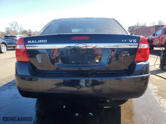 2007 Chevrolet Malibu LT w/2LT with VIN 1G1ZT58N67F287341, listed as a Copart auction lot 52452225 with 193,541 mi miles and Salvage Title. Bid and sale history available at carsss.com. Image 6.