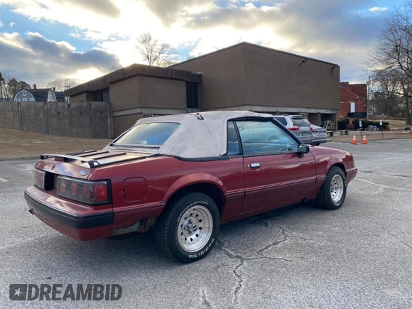 1990 Ford Mustang with VIN 1FACP44A8LF156118, listed as a Copart auction lot 41930405 with 58,620 mi miles and Clean title. Bid and sale history available at DreamBid. Image 4.