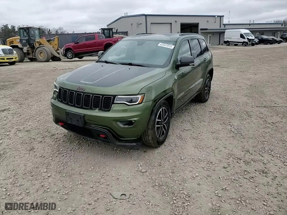 2019 Jeep Grand Cherokee Trailhawk with VIN 1C4RJFLG5KC810600, listed as a Copart auction lot 43541915 with 82,165 mi miles and Salvage Title. Bid and sale history available at carsss.com. Image 14.