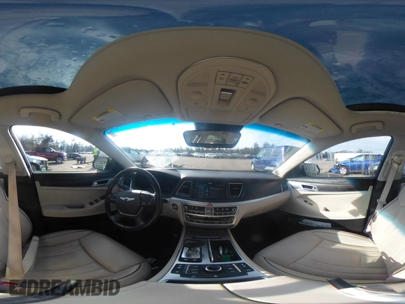2018 Genesis G80 3.8L with VIN KMHGN4JE0JU246022, listed as a IAAI auction lot 41855219 with 106,277 mi miles. Bid and sale history available at carsss.com. Image 21.