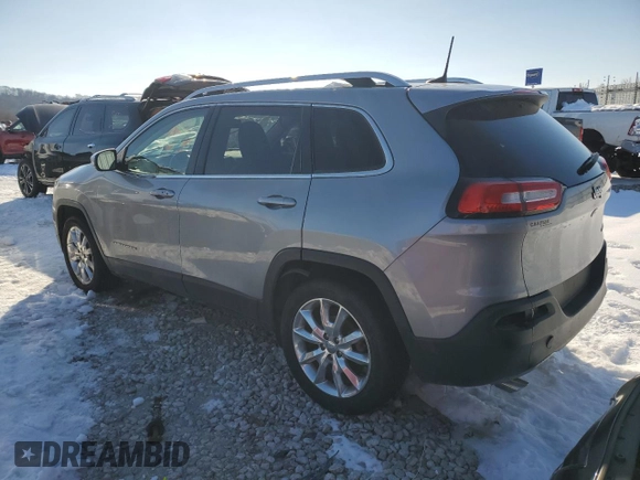 2016 Jeep Cherokee Limited with VIN 1C4PJLDB8GW264342, listed as a Copart auction lot 87949625 with 117,749 mi miles and Salvage Title. Bid and sale history available at carsss.com. Image 2.