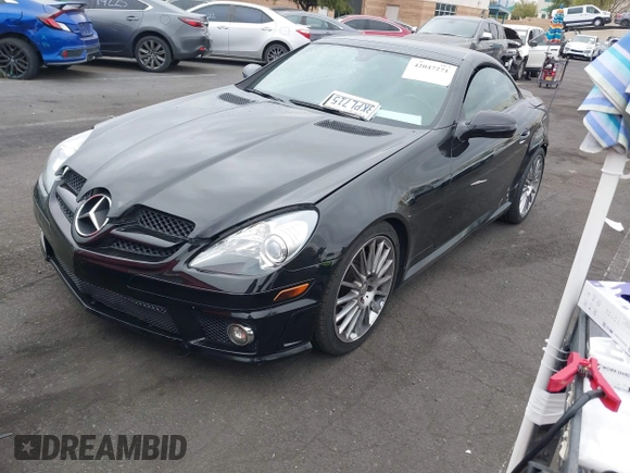 2011 Mercedes-Benz SLK 300 with VIN WDBWK5EA8BF241371, listed as a IAAI auction lot 42047271 with 100,206 mi miles and . Bid and sale history available at DreamBid. Image 19.