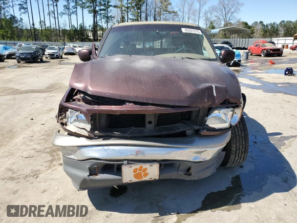 2001 Ford F-150 XL with VIN 1FTRX17W51NA89507, listed as a Copart auction lot 49207275 with Not provided miles and Salvage title. Bid and sale history available at DreamBid. Image 11.