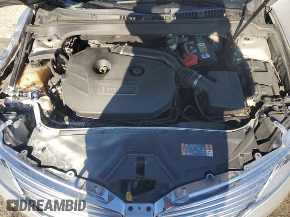 2016 Lincoln MKZ with VIN 3LN6L2G95GR610628, listed as a Copart auction lot 49579285 with 0 mi miles and Salvage Title. Bid and sale history available at carsss.com. Image 12.