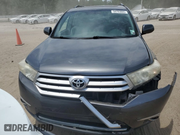 2011 Toyota Highlander Limited with VIN 5TDYK3EH7BS026513, listed as a Copart auction lot 59783865 with 191,330 mi miles and Salvage title. Bid and sale history available at DreamBid. Image 5.