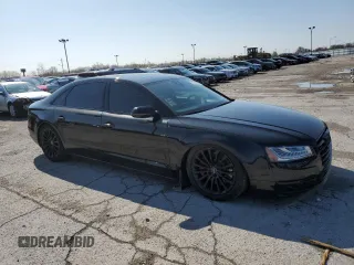 2015 Audi A8 L 3.0T with VIN WAU3GAFD6FN035532, listed as a Copart auction lot 51659145 with 120,516 mi miles and Clean Title. Bid and sale history available at carsss.com. Image 4.