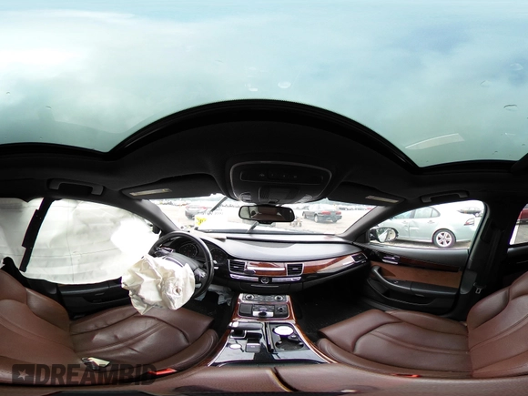 2012 Audi A8 with VIN WAURVAFDXCN017546, listed as a IAAI auction lot 39830968 with 123,089 mi miles and . Bid and sale history available at DreamBid. Image 19.