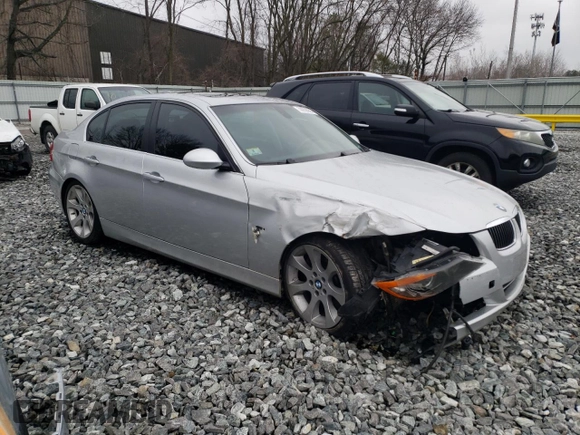 2007 BMW 3 Series 335xi with VIN WBAVD53547AV14739, listed as a Copart auction lot 50058055 with 141,075 mi miles and Clean Title. Bid and sale history available at carsss.com. Image 4.