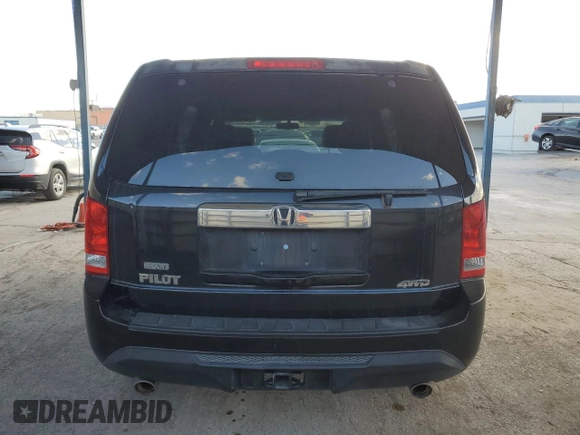 2012 Honda Pilot EX with VIN 5FNYF4H46CB072469, listed as a Copart auction lot 89306385 with 118,816 mi miles and Salvage Title. Bid and sale history available at DreamBid. Image 6.