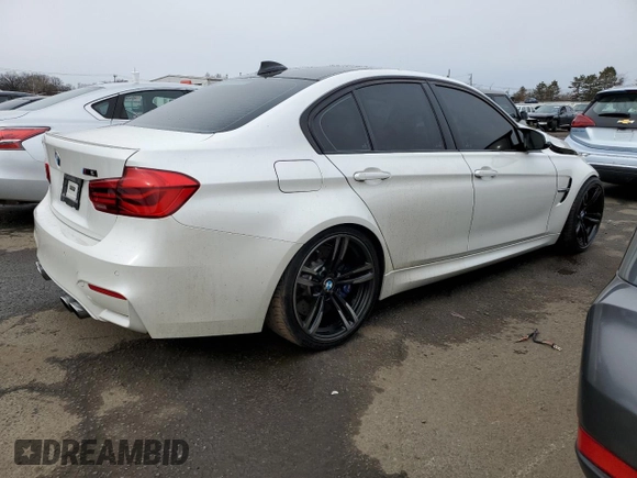 2015 BMW M3 with VIN WBS3C9C54FP804889, listed as a Copart auction lot 42242213 with 53,164 mi miles. Bid and sale history available at carsss.com. Image 3.