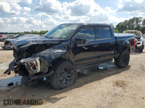 2021 Ford F-150 XL with VIN 1FTFW1E5XMFB70288, listed as a Copart auction lot 52735033 with 35,111 mi miles and Salvage Title. Bid and sale history available at carsss.com. Image 1.