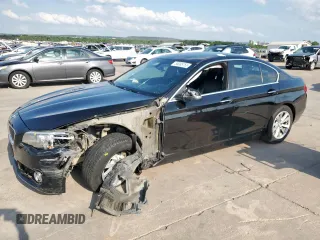 2016 BMW 5 Series 528i with VIN WBA5A5C59GG348465, listed as a Copart auction lot 55085765 with 107,334 mi miles and Salvage title. Bid and sale history available at DreamBid. Image 1.