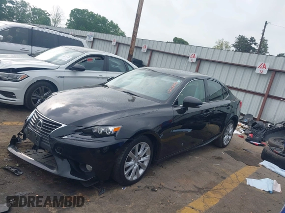 2014 Lexus IS 250 with VIN JTHCF1D22E5008056, listed as a IAAI auction lot 42118442 with 134,365 mi miles and . Bid and sale history available at DreamBid. Image 2.