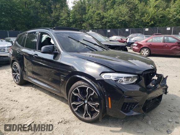2020 BMW X3 M Competition z VIN 5YMTS0C03L9B59494, wystawiony jako Copart lot #60898423 z przebiegiem Nie podano mil oraz . Historia ofert i sprzedaży dostępna na DreamBid. Obrazek 4.
