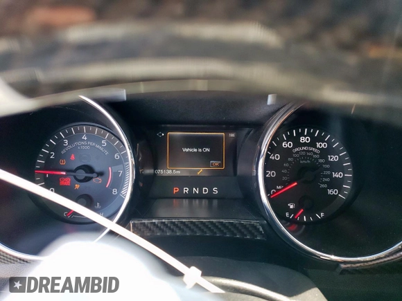 2017 Ford Mustang GT with VIN 1FA6P8CF9H5266934, listed as a Copart auction lot 50248285 with 75,138 mi miles and Salvage title. Bid and sale history available at DreamBid. Image 9.