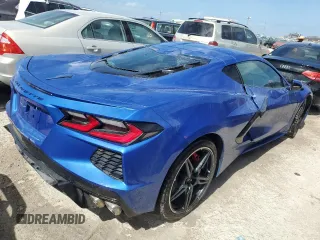 2020 Chevrolet Corvette 2LT with VIN 1G1Y72D4XL5103305, listed as a Copart auction lot 76020804 with 0 mi miles and Non Repairable. Bid and sale history available at carsss.com. Image 3.
