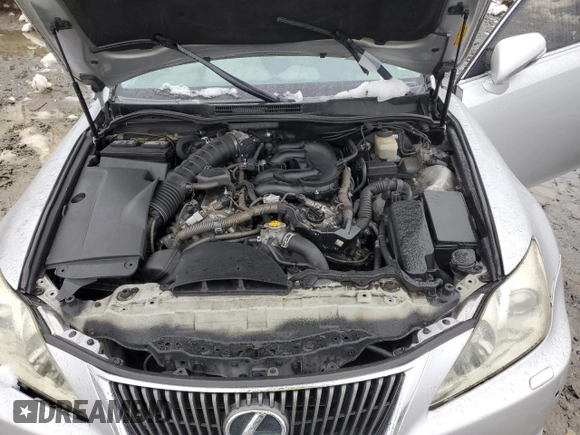 2010 Lexus IS 350 with VIN JTHBE5C24A5024681, listed as a Copart auction lot 45039015 with 158,335 mi miles and Salvage Title. Bid and sale history available at DreamBid. Image 11.
