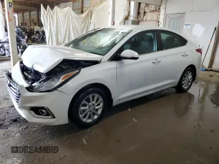 2022 Hyundai Accent SE with VIN 3KPC24A63NE173138, listed as a Copart auction lot 61262285 with 44,340 mi miles and Salvage title. Bid and sale history available at DreamBid. Image 1.
