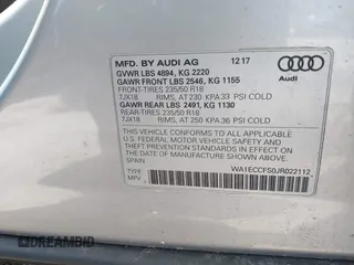 2018 Audi Q3 Premium with VIN WA1ECCFS0JR022112, listed as a IAAI auction lot 42356014 with 56,671 mi miles and . Bid and sale history available at DreamBid. Image 9.