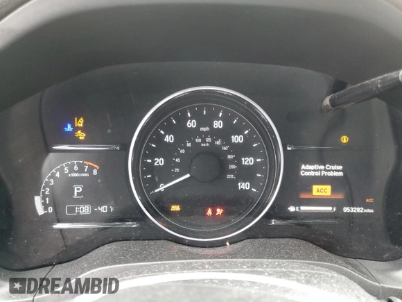 2021 Honda HR-V EX with VIN 3CZRU6H51MM736084, listed as a Copart auction lot 49614805 with 53,282 mi miles and Salvage Title. Bid and sale history available at carsss.com. Image 9.