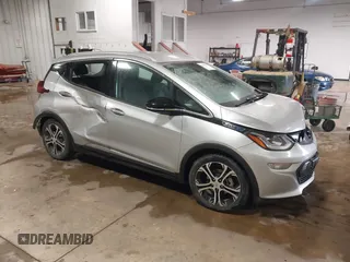2019 Chevrolet Bolt EV Premier with VIN 1G1FZ6S09K4136793, listed as a IAAI auction lot 42135605 with 54,194 mi miles. Bid and sale history available at carsss.com. Image 1.
