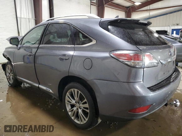 2013 Lexus RX 450h with VIN JTJBC1BA1D2063613, listed as a Copart auction lot 61199895 with 140,817 mi miles and Salvage title. Bid and sale history available at DreamBid. Image 2.