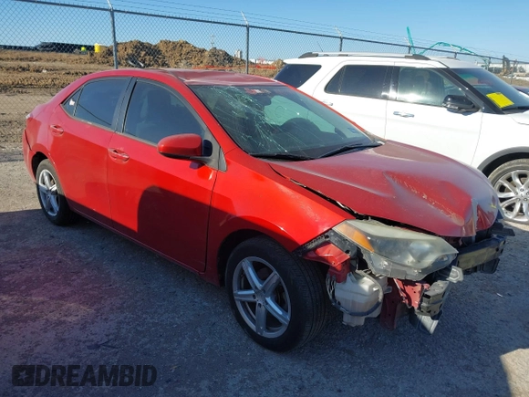 2015 Toyota Corolla L with VIN 5YFBURHE2FP324664, listed as a IAAI auction lot 41833842 with 145,440 mi miles and . Bid and sale history available at DreamBid. Image 1.