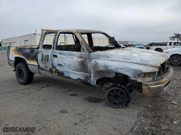 1997 Dodge Ram 1500 with VIN 1B7HF13Z1VJ529346, listed as a Copart auction lot 88708305 with 0 mi miles and Salvage Title. Bid and sale history available at carsss.com. Image 4.