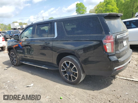 2022 Chevrolet Suburban LT with VIN 1GNSKCKD3NR163370, listed as a Copart auction lot 51727204 with 72,790 mi miles and Clean Title. Bid and sale history available at DreamBid. Image 2.