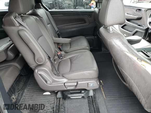 2021 Honda Odyssey EX-L with VIN 5FNRL6H77MB026329, listed as a Copart auction lot 48042705 with 45,046 mi miles and Salvage Title. Bid and sale history available at DreamBid. Image 11.