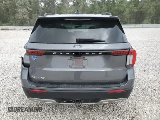 2025 Ford Explorer Active with VIN 1FMUK7DH2SGA28019, listed as a Copart auction lot 51814125 with 637 mi miles and Salvage Title. Bid and sale history available at carsss.com. Image 6.