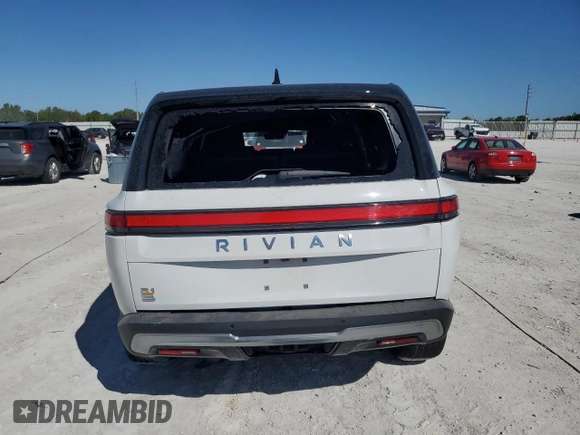 2022 Rivian R1S Launch Edition with VIN 7PDSGABL6NN002520, listed as a Copart auction lot 48323715 with Not Provided miles and Salvage Title. Bid and sale history available at carsss.com. Image 6.