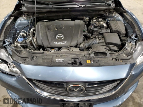 2015 Mazda 6 i Touring with VIN JM1GJ1V51F1207909, listed as a Copart auction lot 51362515 with 55,392 mi miles and Salvage Title. Bid and sale history available at carsss.com. Image 12.