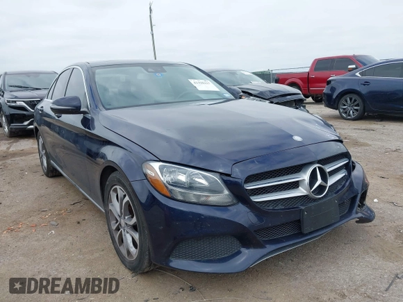 2017 Mercedes-Benz C 300 with VIN 55SWF4JB8HU187628, listed as a IAAI auction lot 42424467 with 102,077 mi miles and . Bid and sale history available at DreamBid. Image 1.