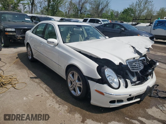 2006 Mercedes-Benz E 350 with VIN WDBUF56J86A970483, listed as a Copart auction lot 51522194 with 95,717 mi miles and Salvage Title. Bid and sale history available at DreamBid. Image 4.
