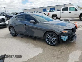 2020 Mazda 3 with VIN JM1BPALM3L1161384, listed as a Copart auction lot 55937155 with 89,812 mi miles and Salvage title. Bid and sale history available at DreamBid. Image 4.